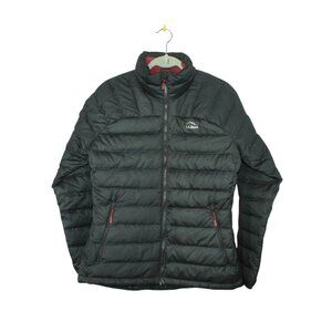 LL Bean Bean's Down Jacket Black Size Medium